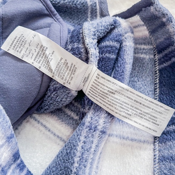 Abercrombie Plaid Quarter Zip Sherpa Sweater (Size: XS) - Picture 9 of 15